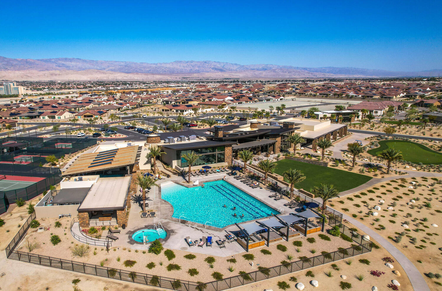 36 Chianti Rancho Mirage, CA 92270 - Photo 61 of 63 an aerial view of a city