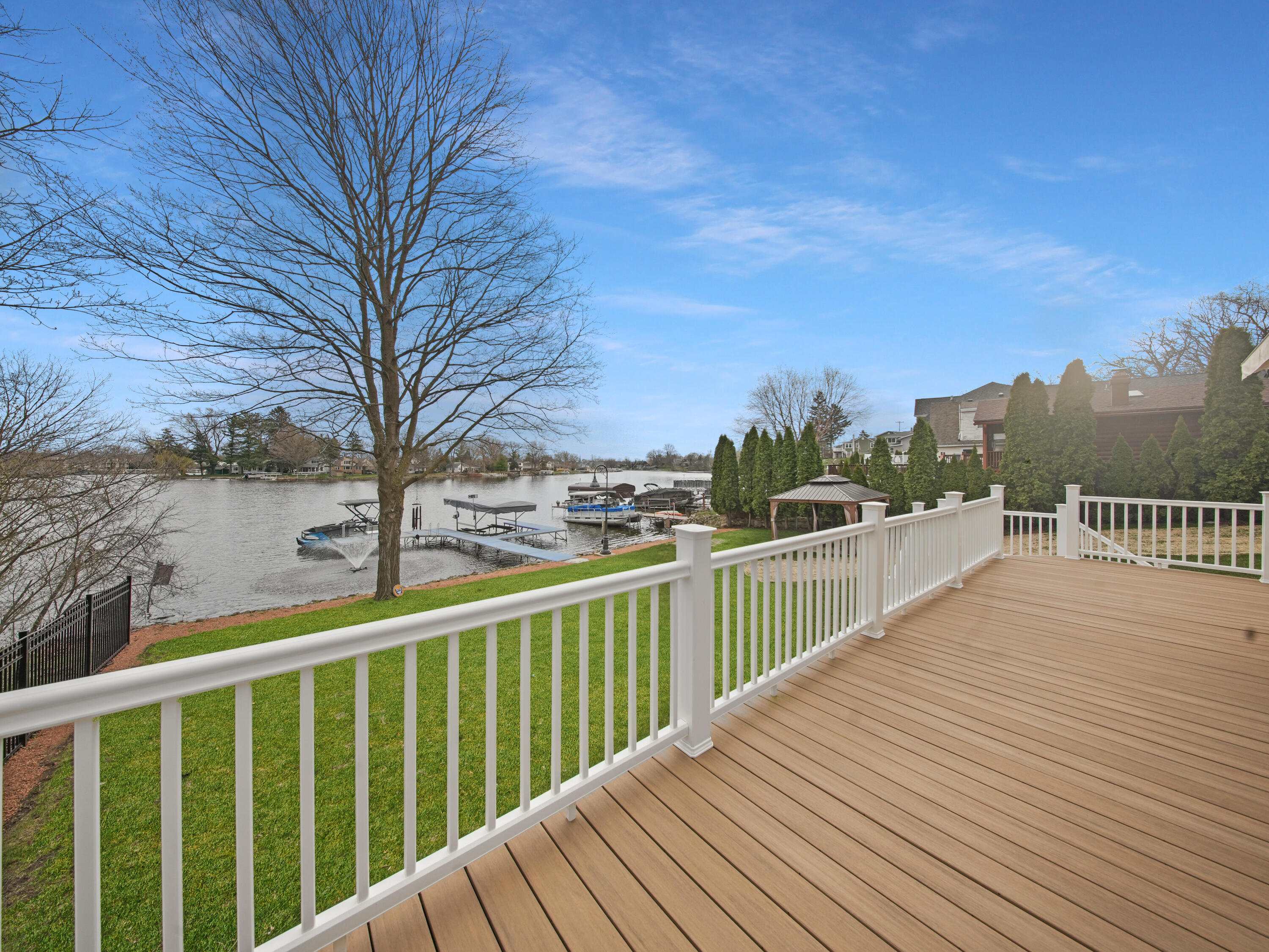 191 Riverside Drive Waterford, WI 53185 - Photo 68 of 91 67_Rear_Deck_Lake_View_2