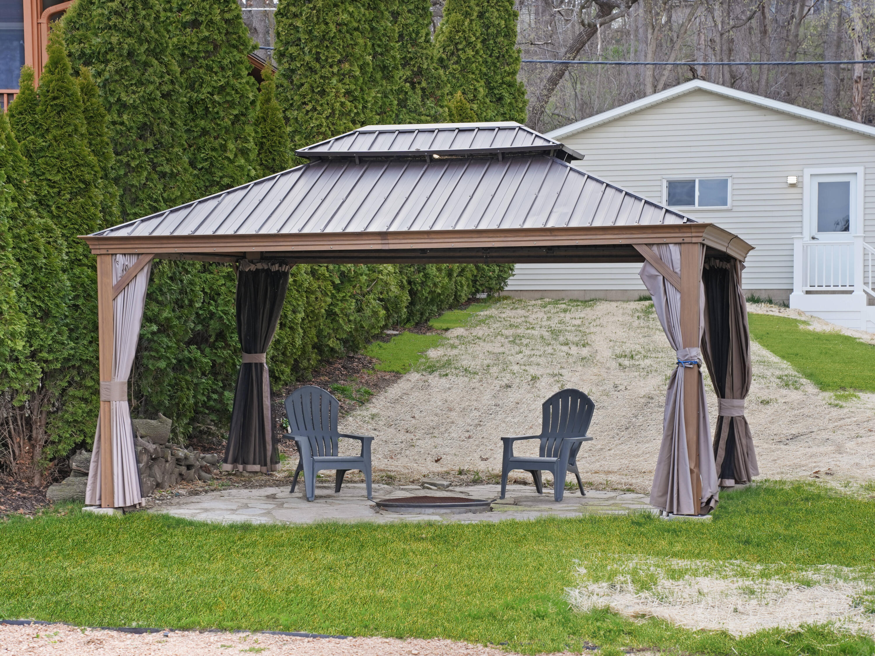 191 Riverside Drive Waterford, WI 53185 - Photo 70 of 91 69_Backyard_Gazebo