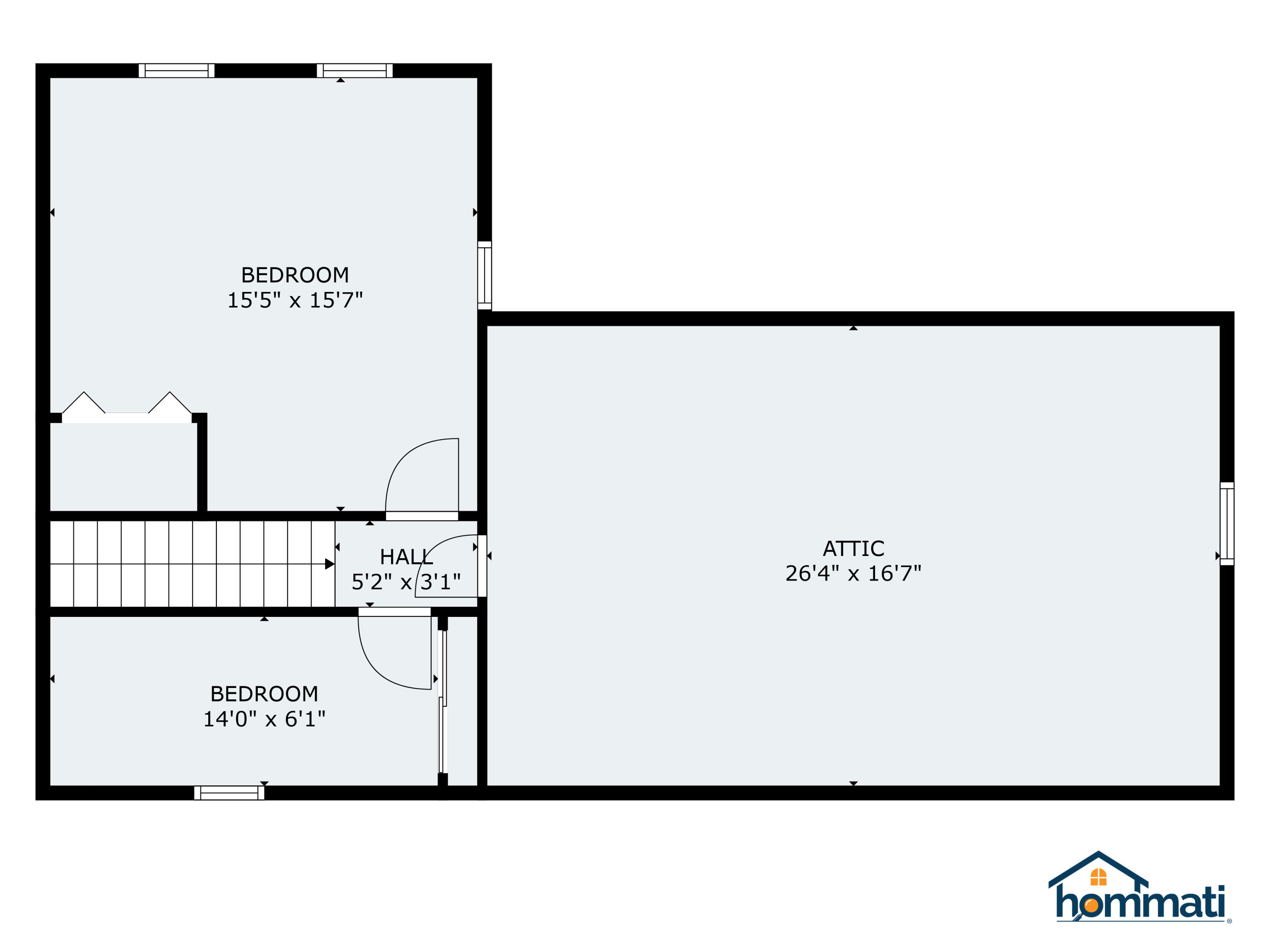 3681 South Meridian Road Laingsburg, MI 48848 - Photo 36 of 37 3681 Upper floor plan