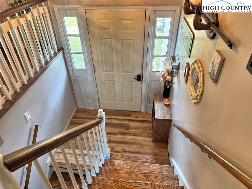 2047 Cline Road Rural Retreat, VA 24368 - Photo 9 of 35 a view of a stairs and an entryway