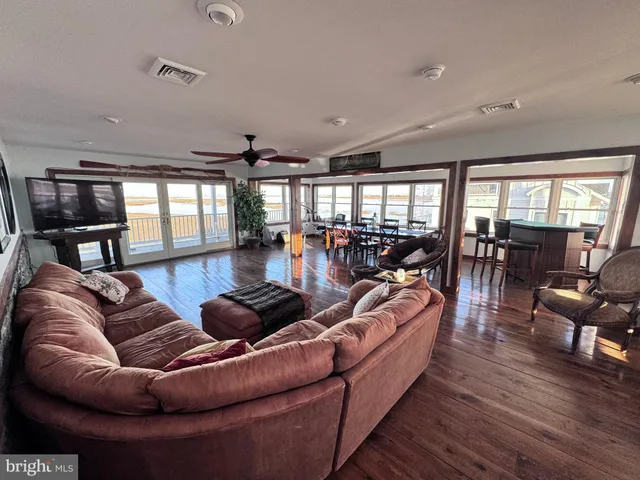 a bathroom with a glass door shower