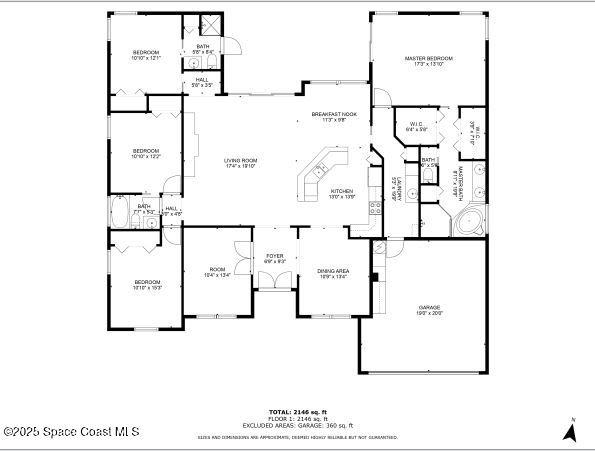 281 Abello Road Southeast Palm Bay, FL 32909 - Photo 35 of 35 Floor Plans