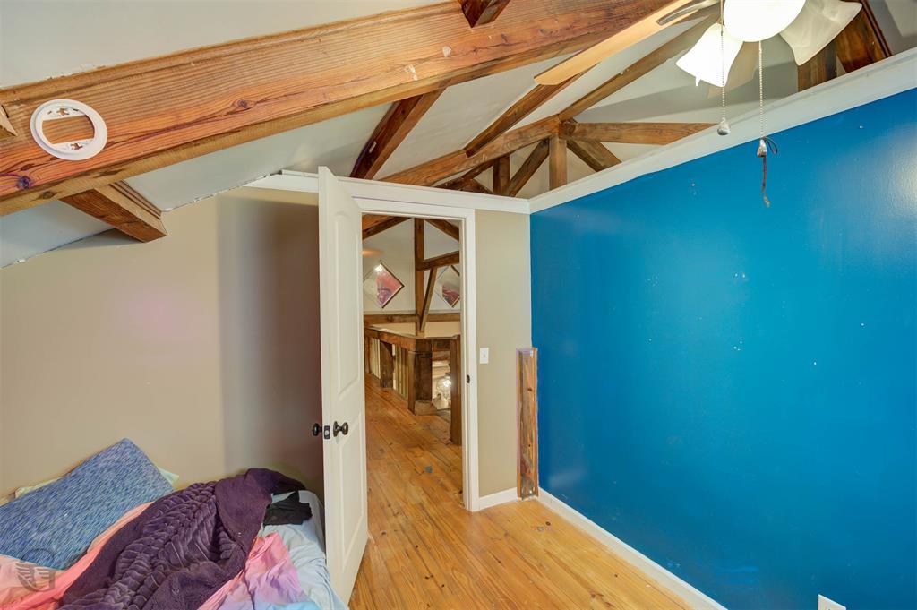 120 Bella Vista Loop Homer, LA 71040 - Photo 11 of 27 Bedroom with hardwood / wood-style floors and ceiling fan