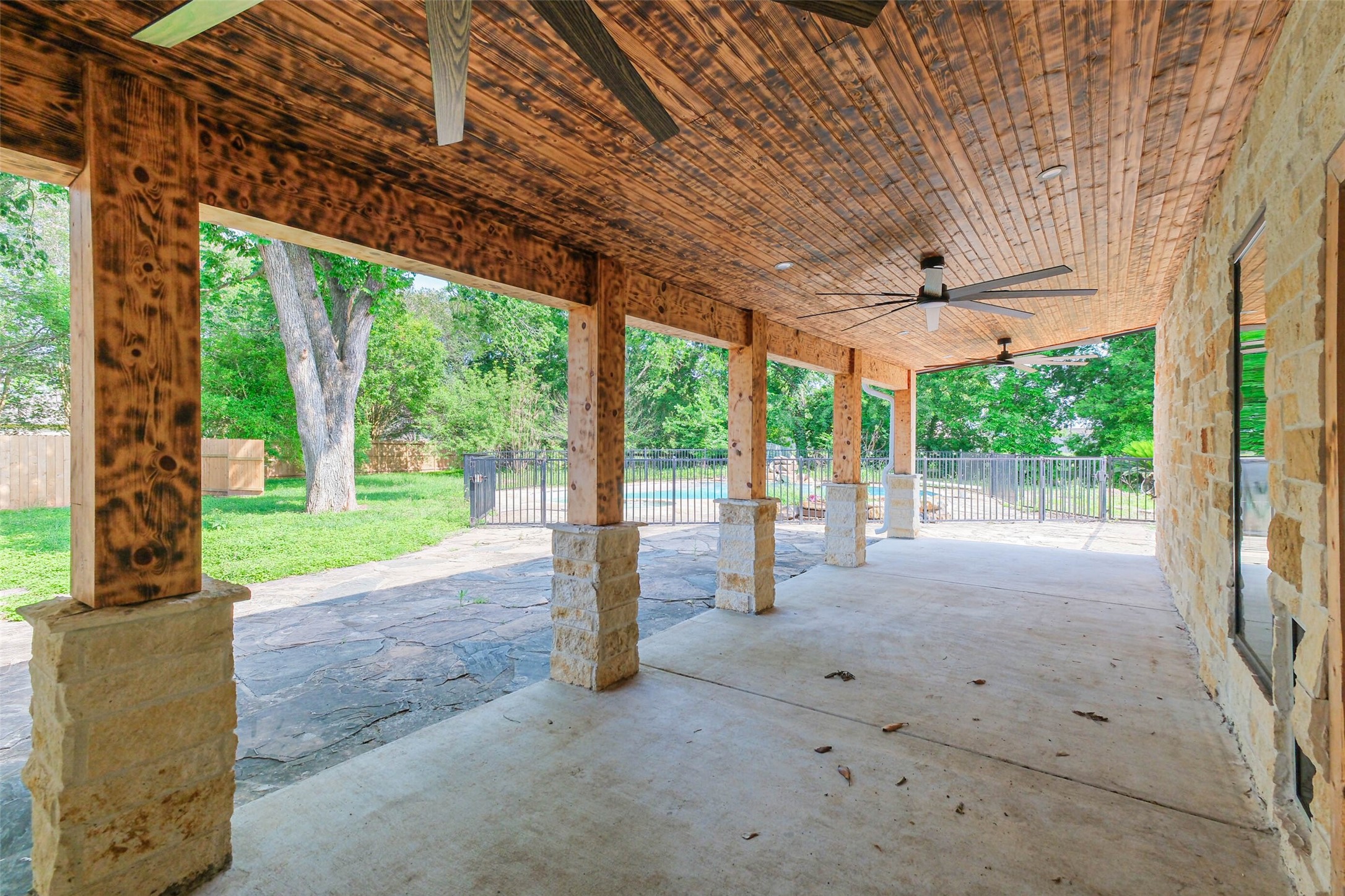 11019 Clodine Road Sugar Land, TX 77498 - Photo 31 of 39 a view of a porch with garden