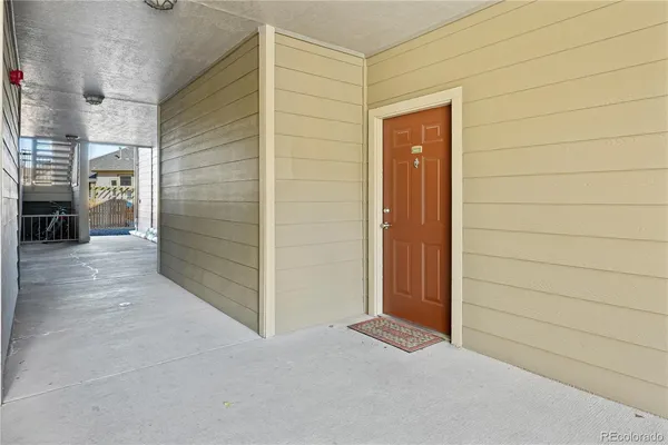 a view of front door of a house