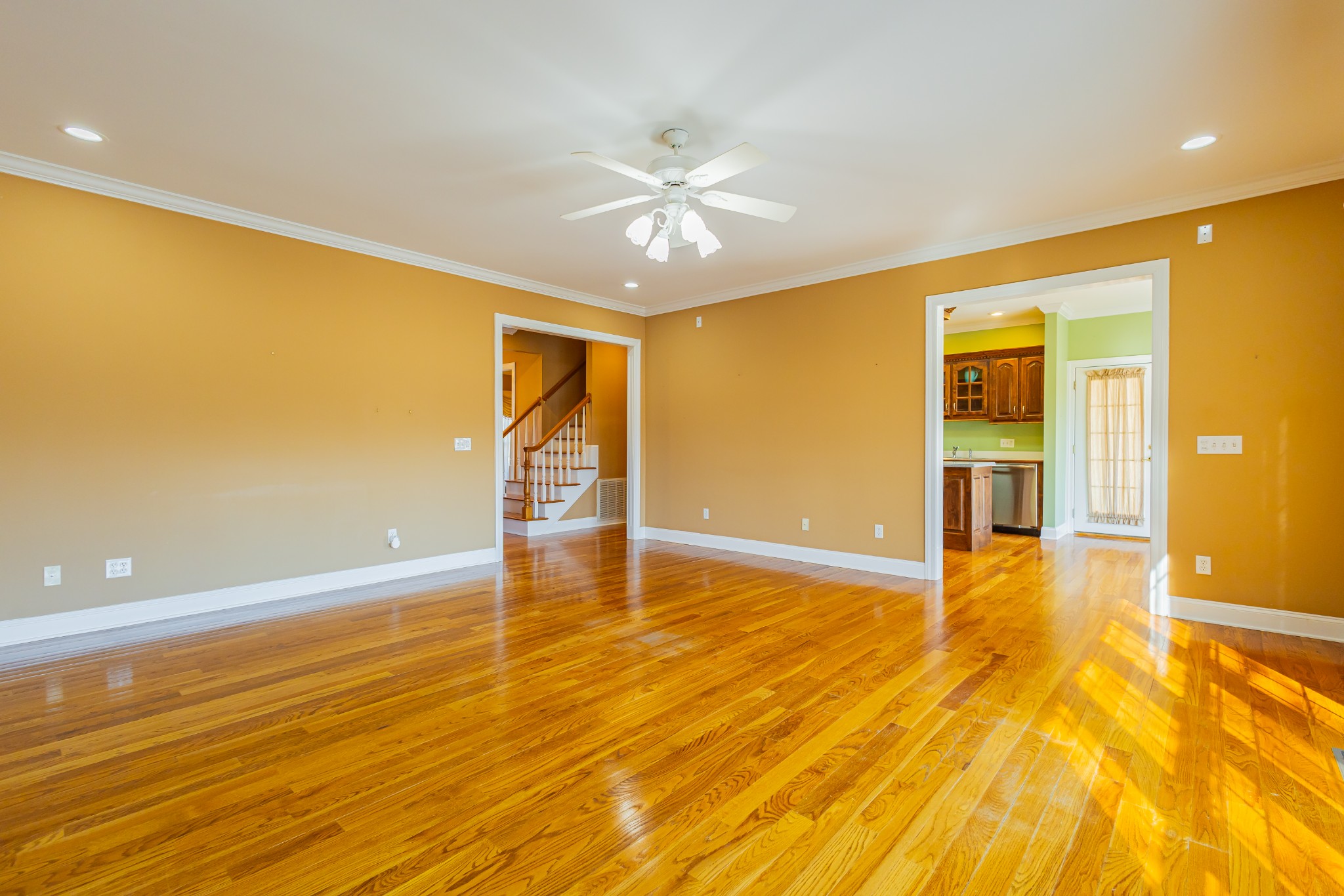114 Courtside Lane Tullahoma, TN 37388 - Photo 15 of 85 a view of an empty room with wooden floor and a window