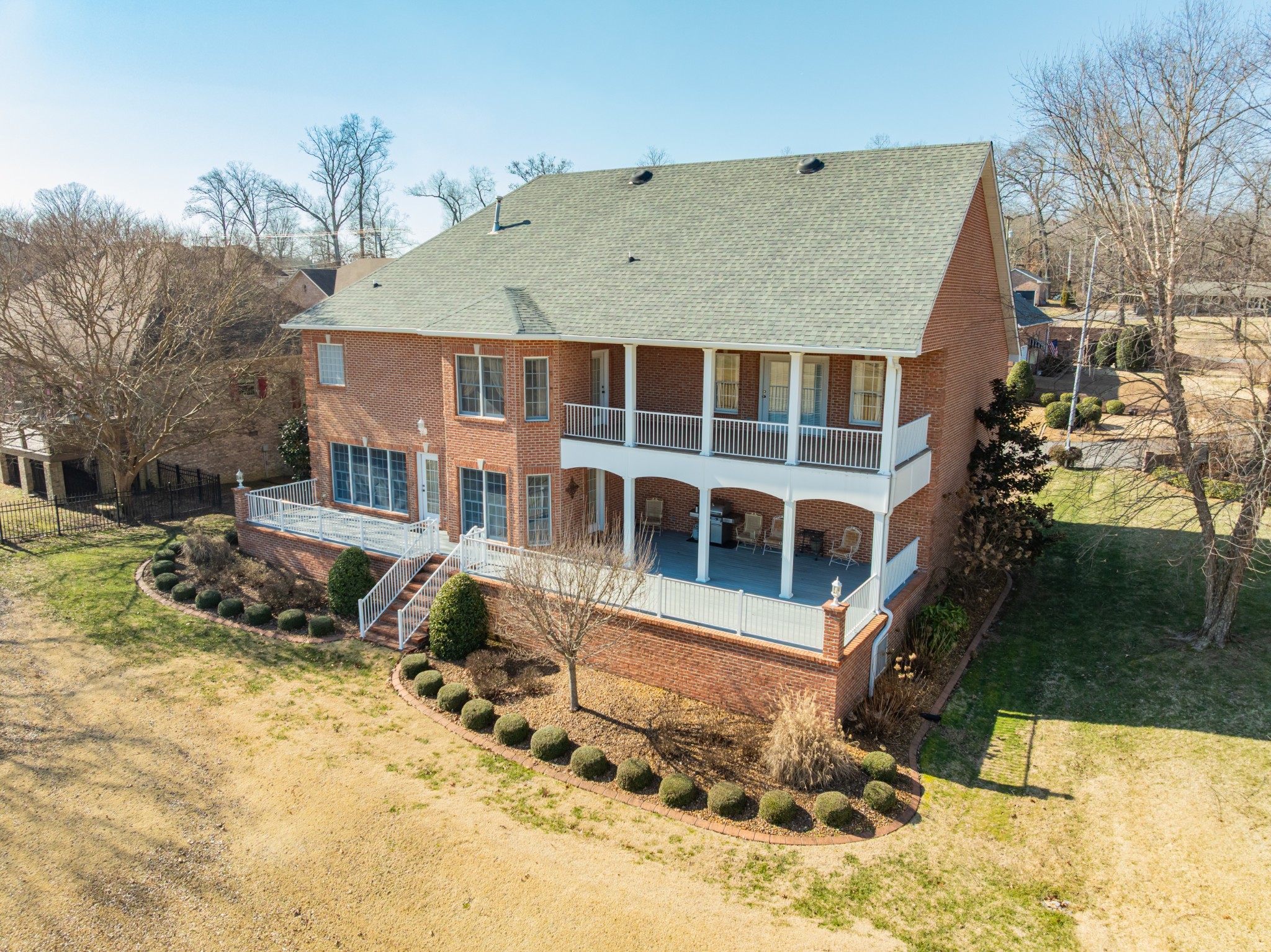 114 Courtside Lane Tullahoma, TN 37388 - Photo 73 of 85 a front view of a house with a yard covered in snow