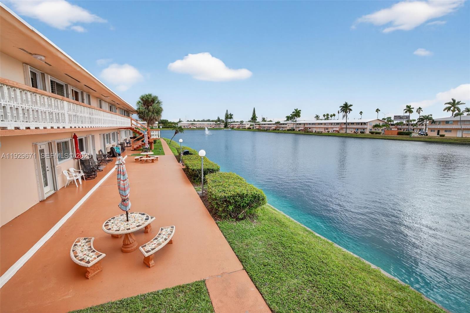 800 Southwest 10th Terrace, Unit 4T Hallandale Beach, FL 33009 - Photo 24 of 39 a view of a lake from a balcony