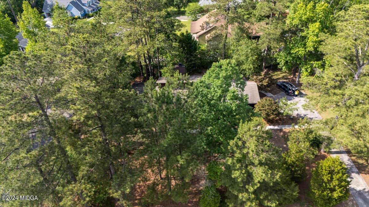 6271 Stapleton Road Macon, GA 31206 - Photo 41 of 41 an aerial view of residential house with outdoor space and trees all around