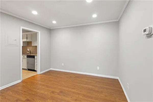 a view of empty room