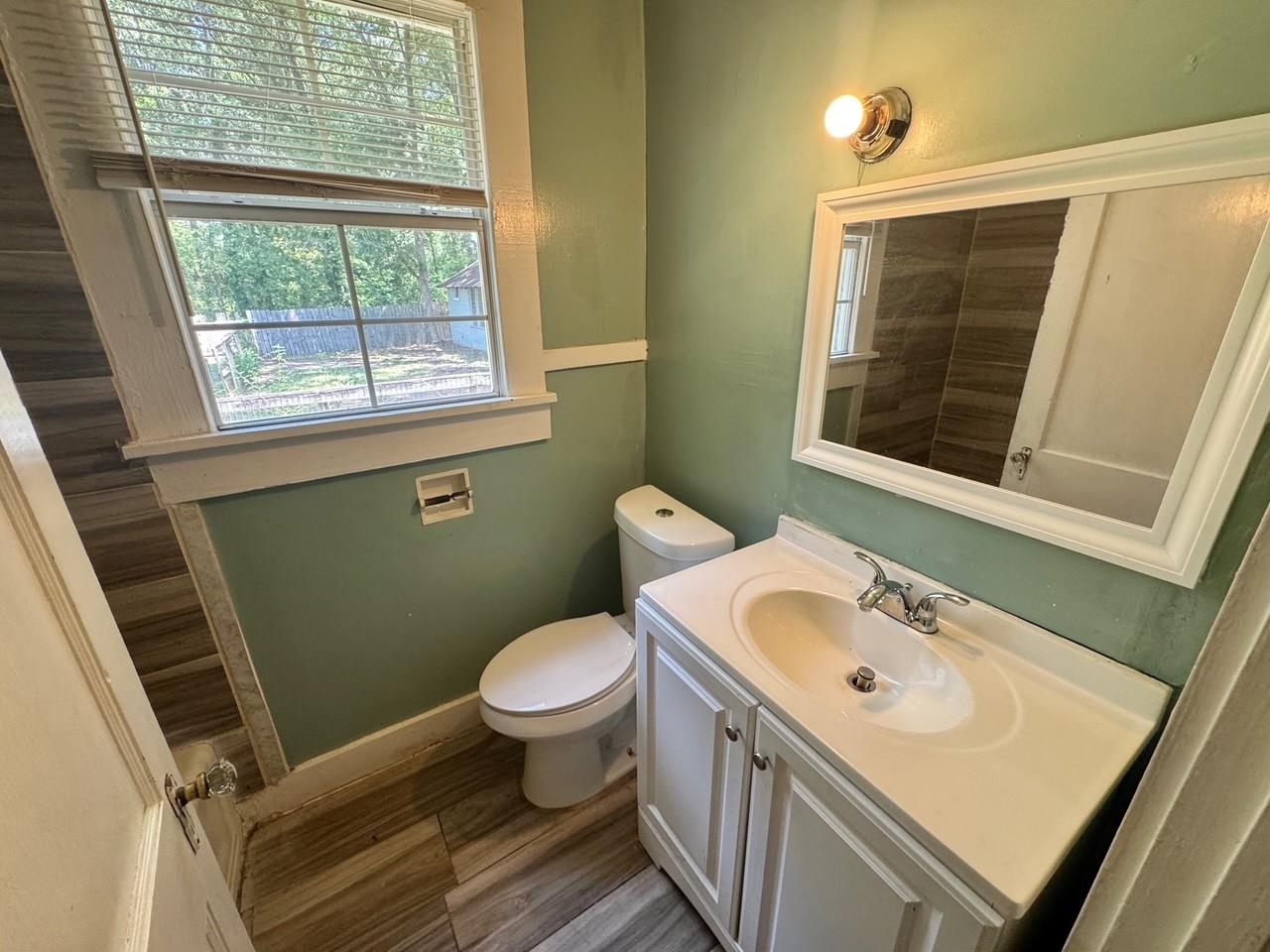 4564 Stage Road Memphis, TN 38128 - Photo 6 of 15 Bathroom with vanity and wood finished floors