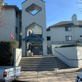a view of a entryway of the house