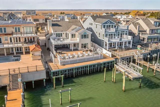 a view of a lake with a nearby beach