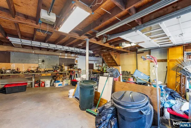a view of a storage room with washer and dryer