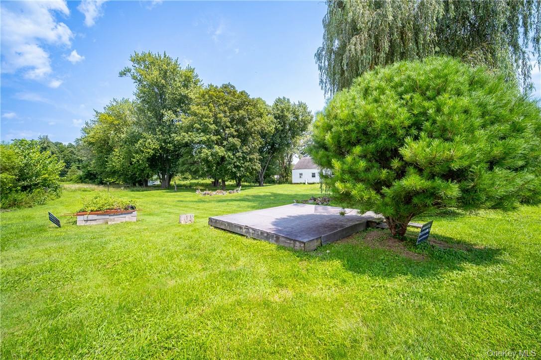 239 Springtown Road New Paltz, NY 12561 - Photo 31 of 36 a view of a backyard with a garden