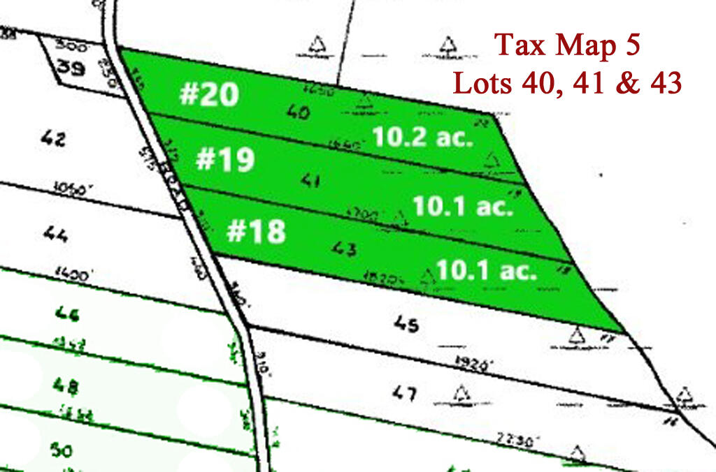 40-41 & 43 Morgan Road Burnham, ME 04922 - Photo 14 of 14 TAX MAPS 5 cr 3llots F