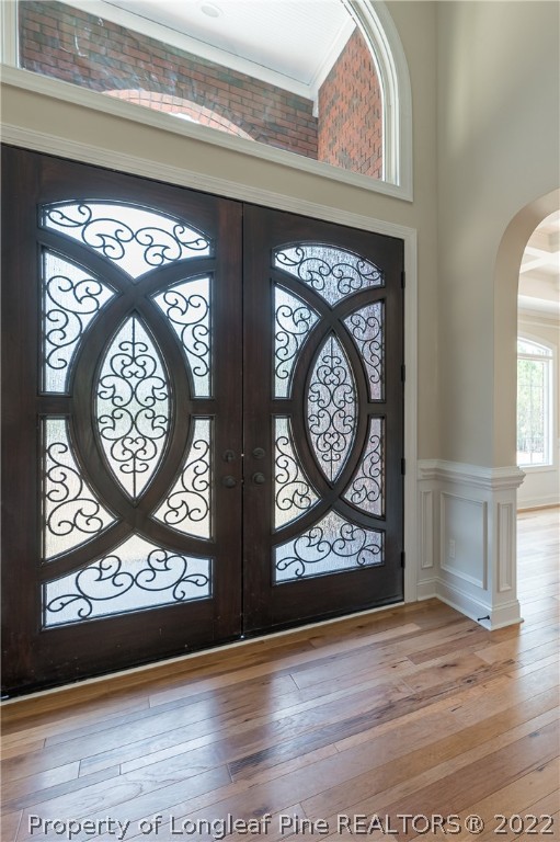 193 Kirk Road Aberdeen, NC 28315 - Photo 3 of 49 a view of a entryway door with wooden floor