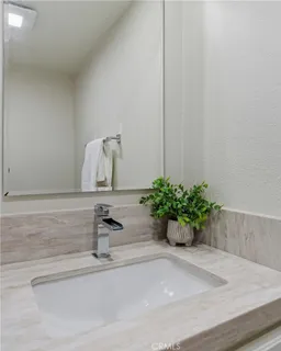 a bathroom with a sink