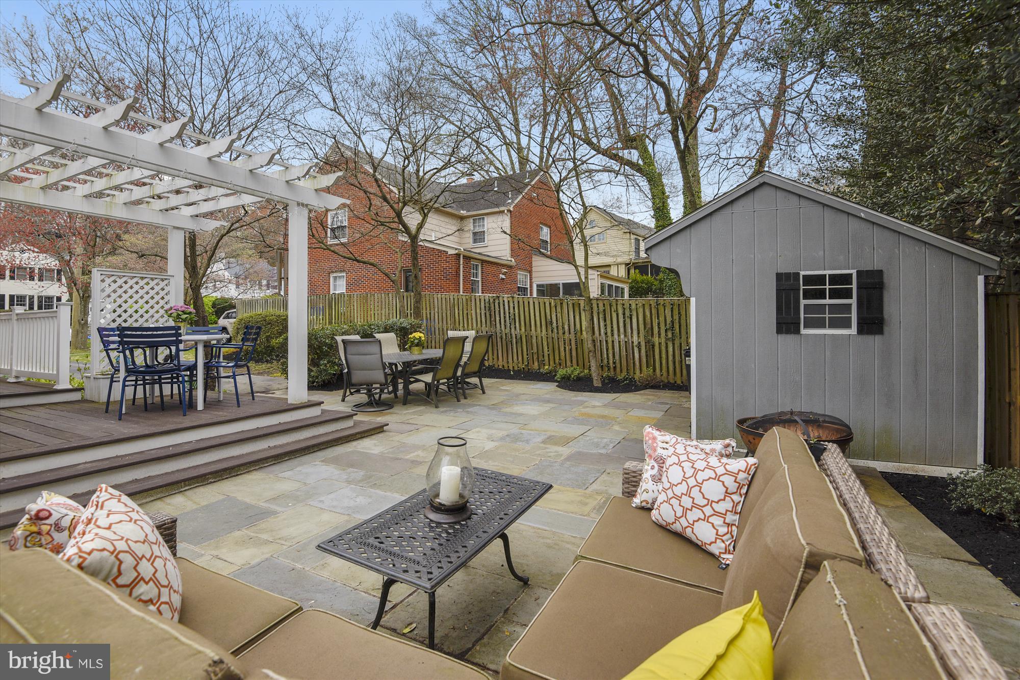 6121 Ramsgate Road Bethesda, MD 20816 - Photo 25 of 30 Entertain, BBQ or relax on this flagstone patio