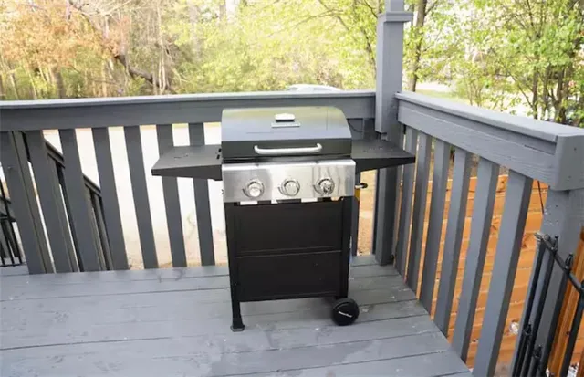 a balcony view with couple of chairs