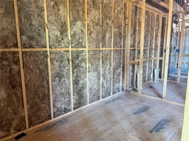 a bathroom with a tub