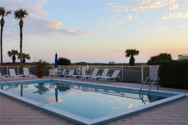 a view of building with outdoor space