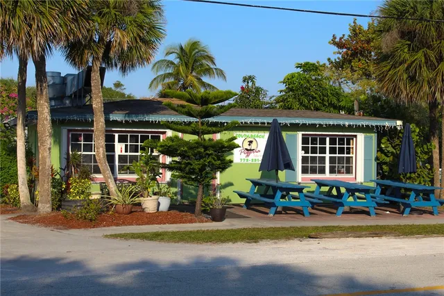 a front view of a building