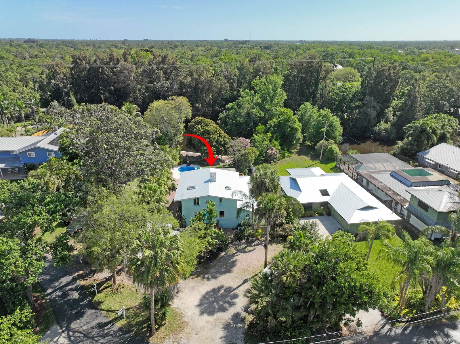925 Southwest Rustic Circle Stuart, FL 34997 - Photo 4 of 43 Aerial View