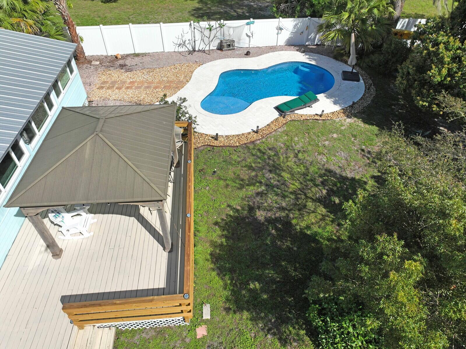 925 Southwest Rustic Circle Stuart, FL 34997 - Photo 7 of 43 Pool and Gazebo area