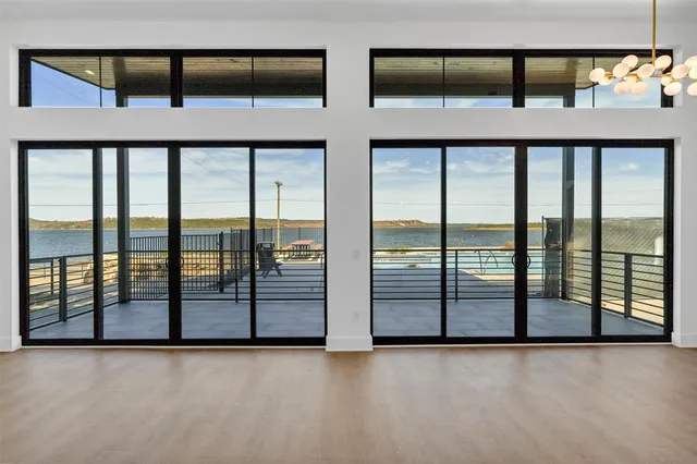 a view of an empty room