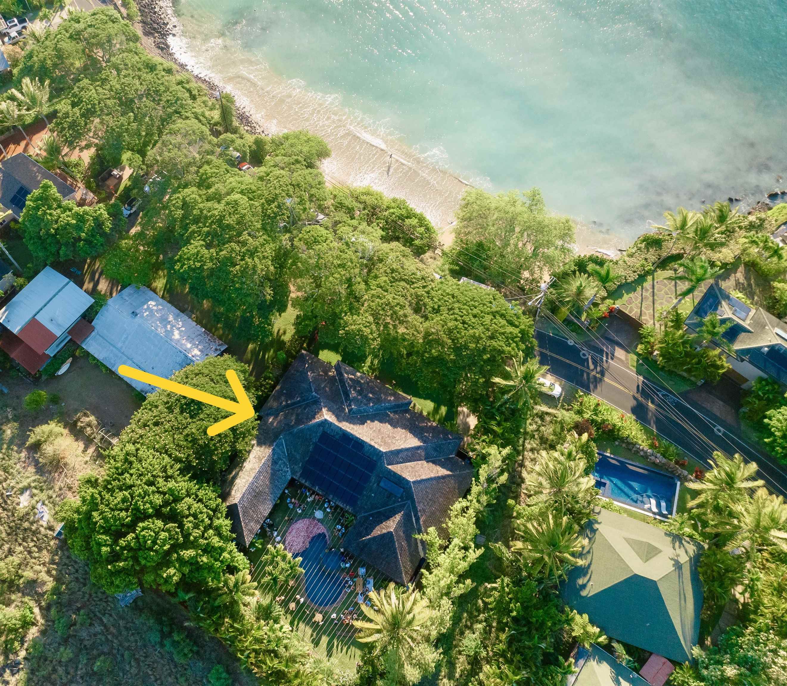 4800 Lower Honoapiilani Road Lahaina, HI 96761 - Photo 50 of 50 an aerial view of house with yard