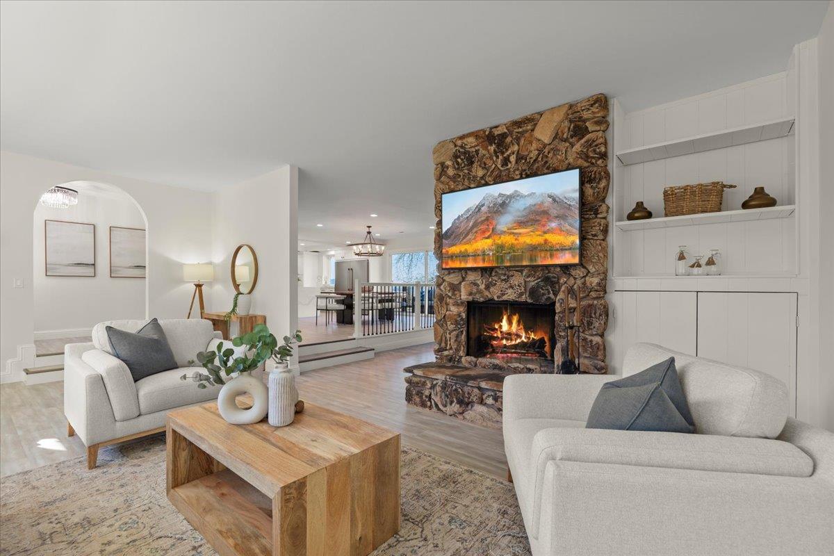 2915 Thomas Grde Morgan Hill, CA 95037 - Photo 7 of 87 a living room with furniture and a fireplace