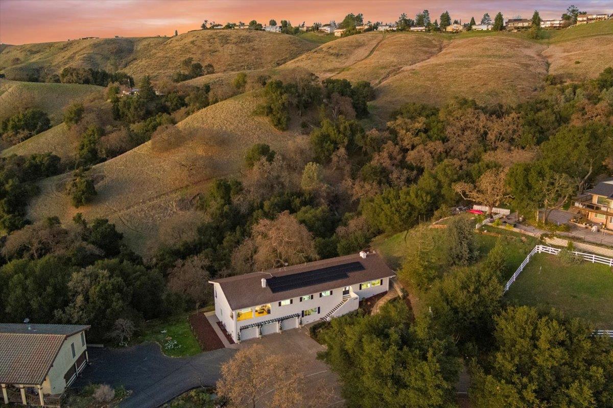 2915 Thomas Grde Morgan Hill, CA 95037 - Photo 83 of 87 an aerial view of residential house with ocean view
