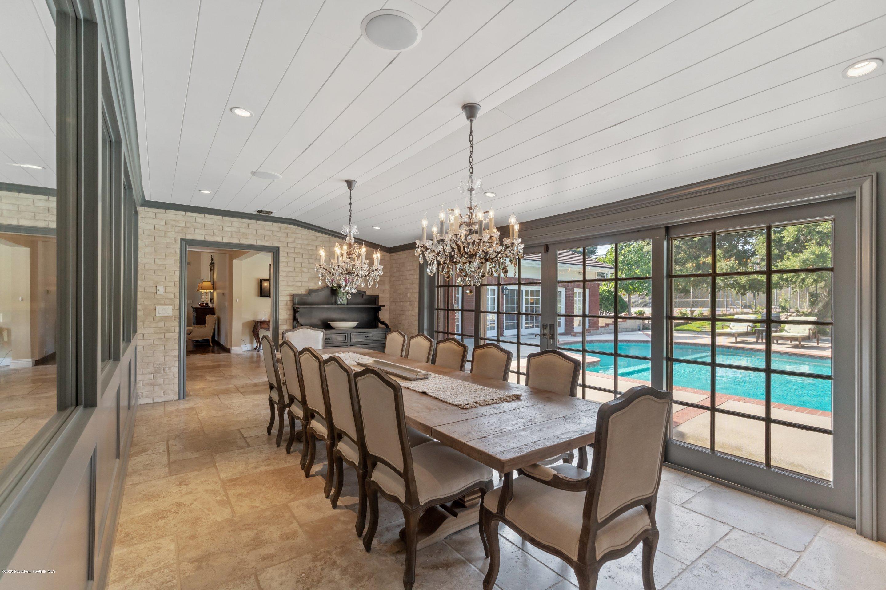 3393 Lombardy Road Pasadena, CA 91107 - Photo 8 of 50 a view of a dining room with furniture window and outside view