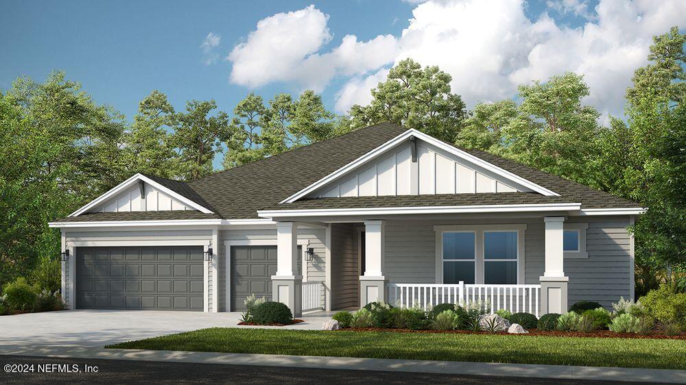 3506 Melcon Farms Way Jacksonville, FL 32223 - Photo 1 of 40 a front view of a house with a yard and green space