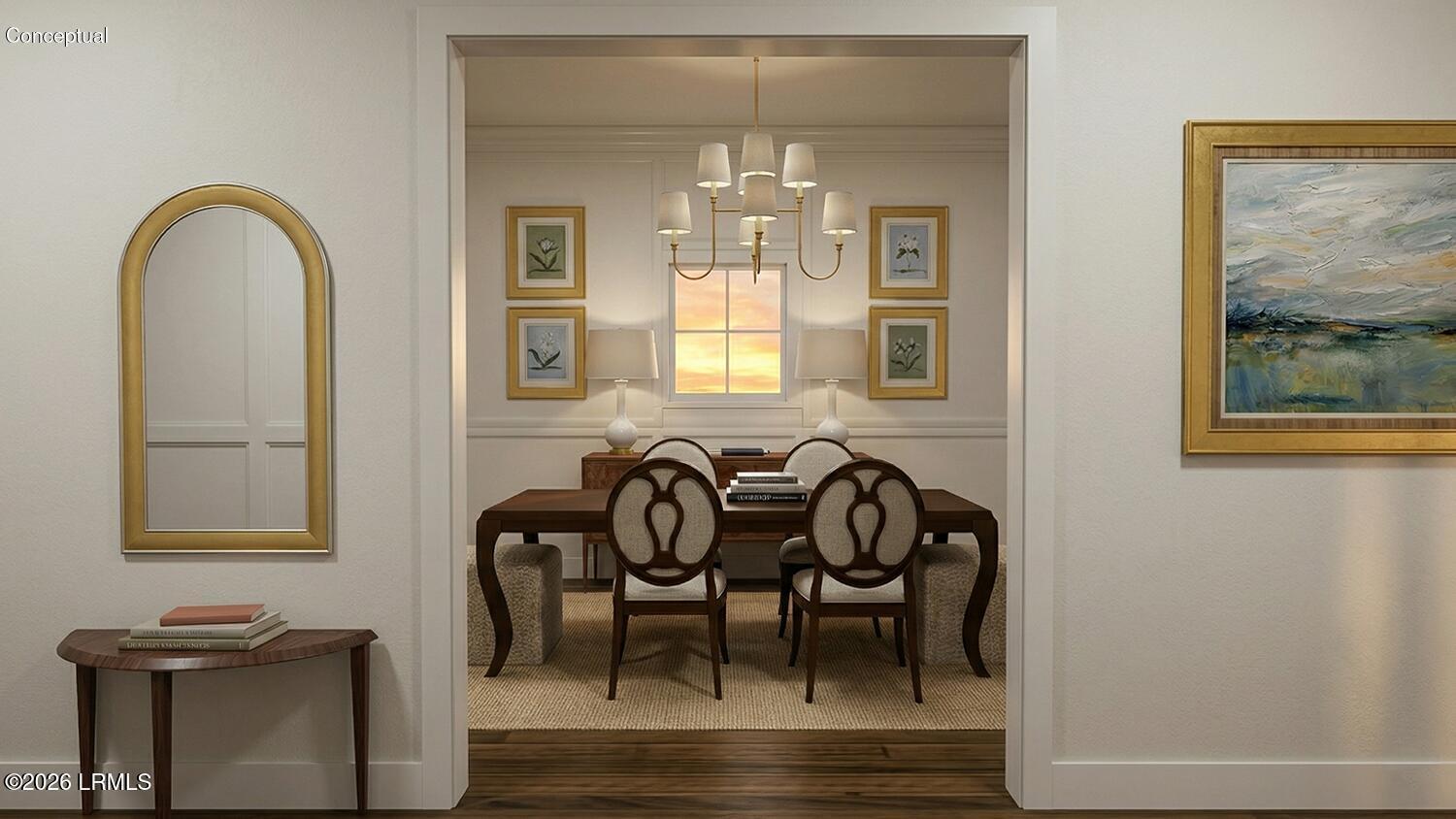 76 Old Oyster Factory Road Beaufort, SC 29906 - Photo 3 of 42 Saltwind_AI_foyer-to-dining