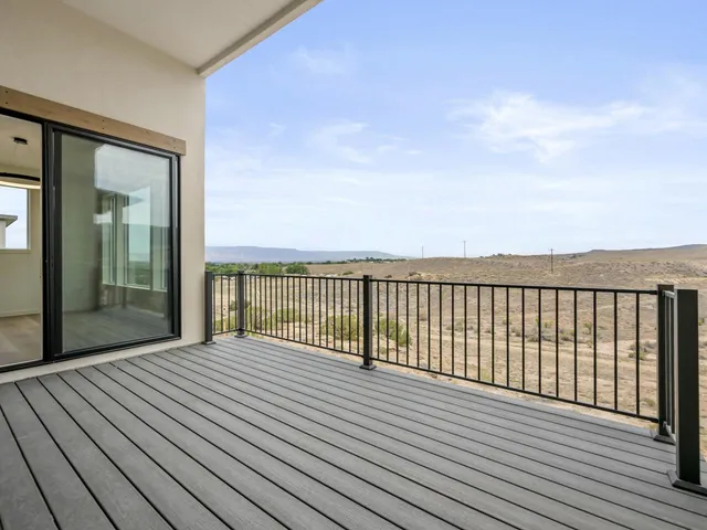 wooden floor on roof deck