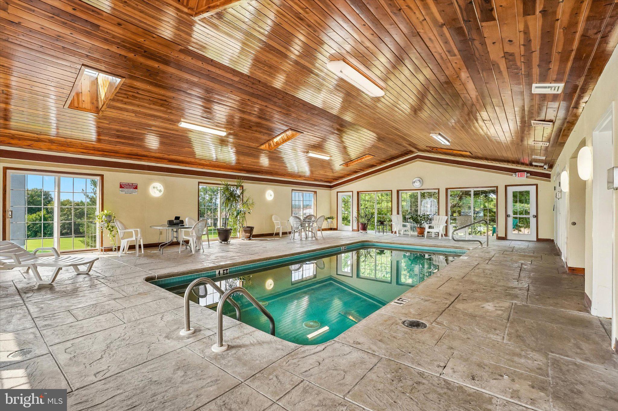 148 Brandon Road Jeffersonville, PA 19403 - Photo 24 of 26 Serene indoor pool with natural light.