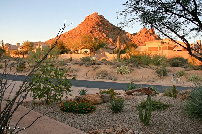11059 East Turnberry Road Scottsdale, AZ 85255 - Photo 31 of 35 a view of a backyard