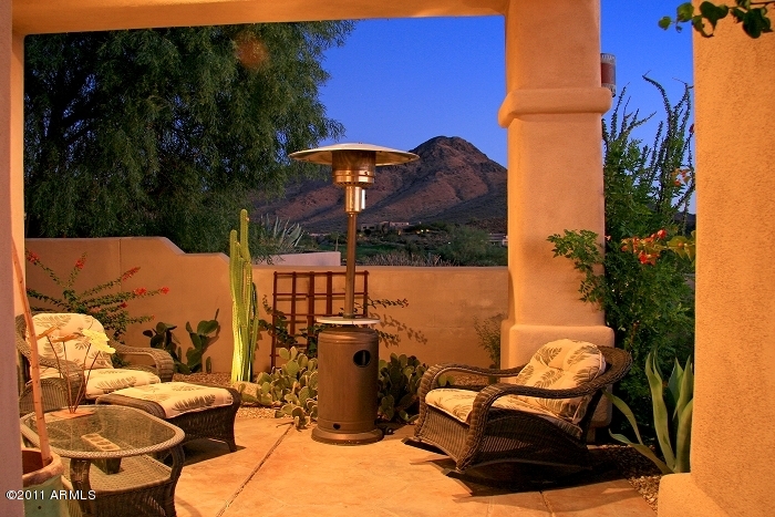11059 East Turnberry Road Scottsdale, AZ 85255 - Photo 5 of 35 a view of a chairs and table in backyard