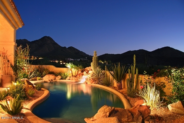 11059 East Turnberry Road Scottsdale, AZ 85255 - Photo 9 of 35 a view of swimming pool and mountain