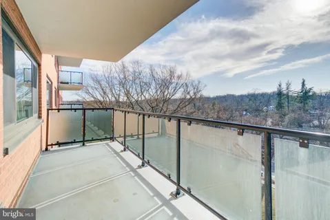 a view of a balcony