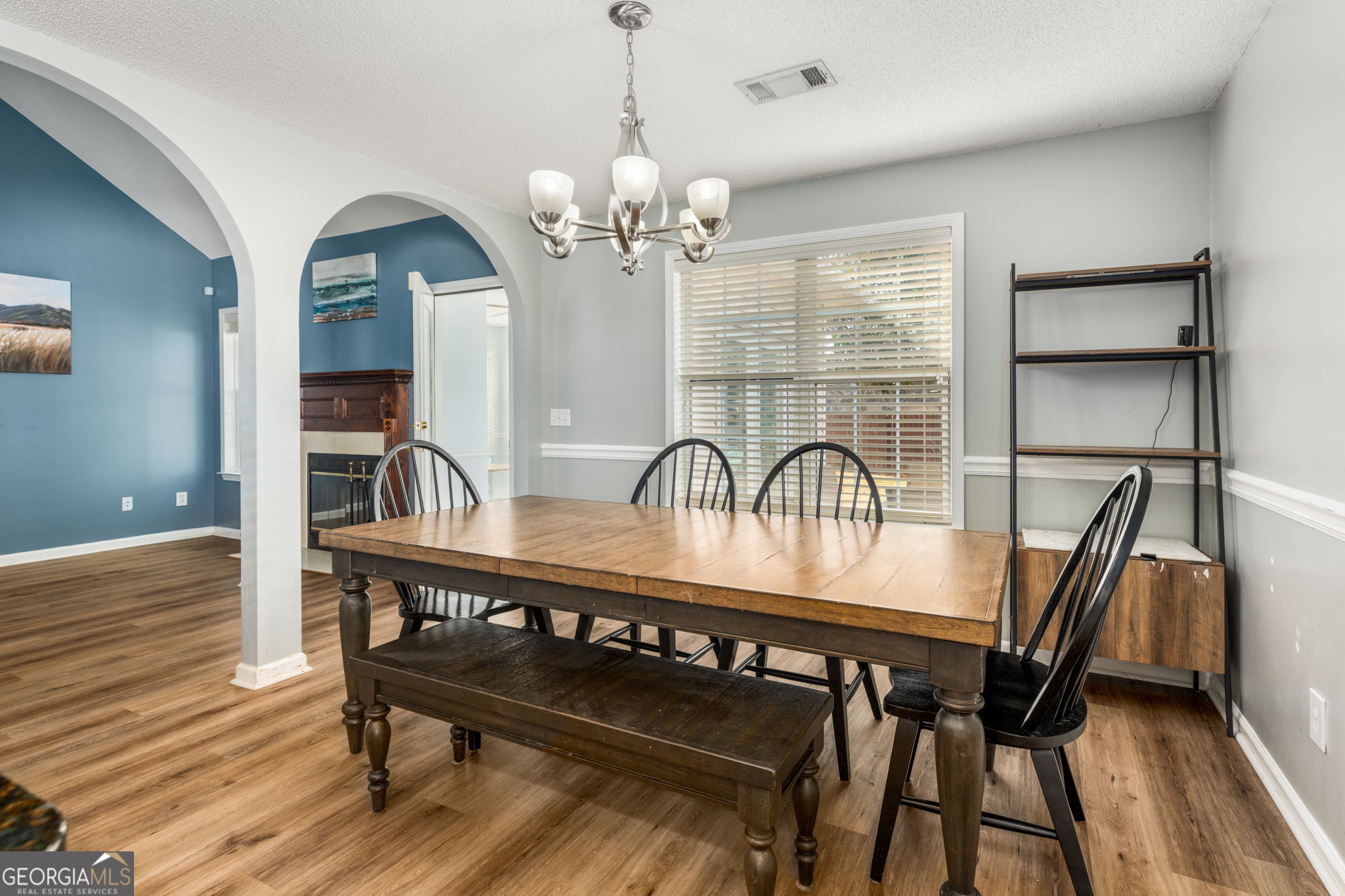 113 Hummingbird Lane Kathleen, GA 31047 - Photo 24 of 44 a view of a a dining room with furniture window and wooden floor