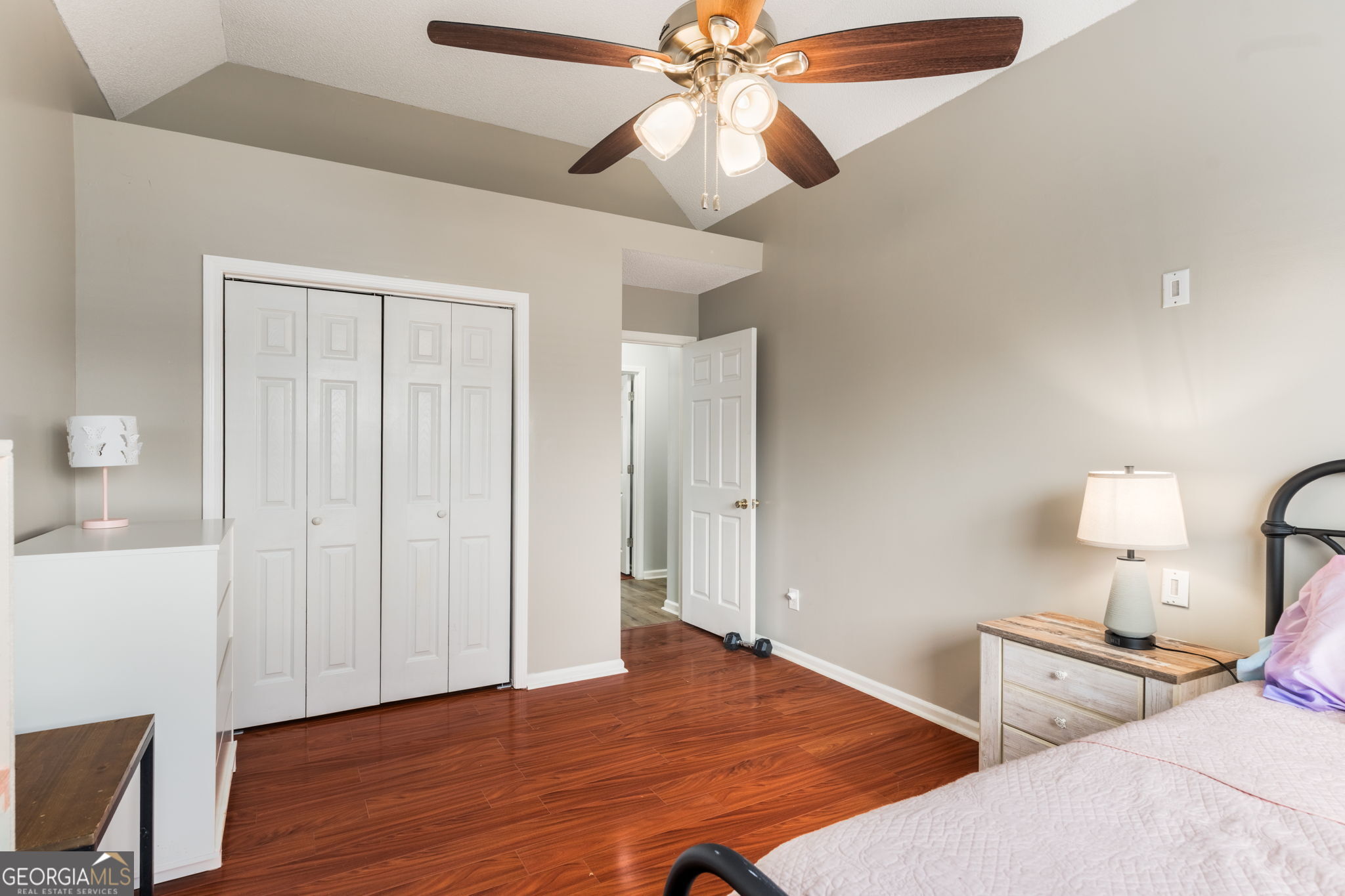 113 Hummingbird Lane Kathleen, GA 31047 - Photo 10 of 44 a view of a room with wooden floor and fan