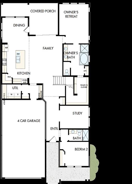 2520 Yellow Yucca Lane Aledo, TX 76008 - Photo 2 of 3 Floor plan