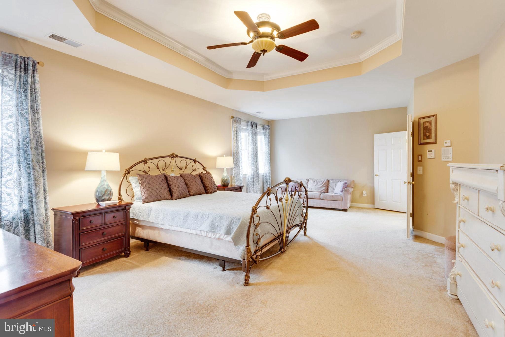 4574 Gates Road Warrenton, VA 20187 - Photo 22 of 49 Master Bedroom With Tray Ceiling
