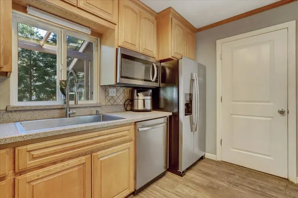 a bedroom with furniture and a couch