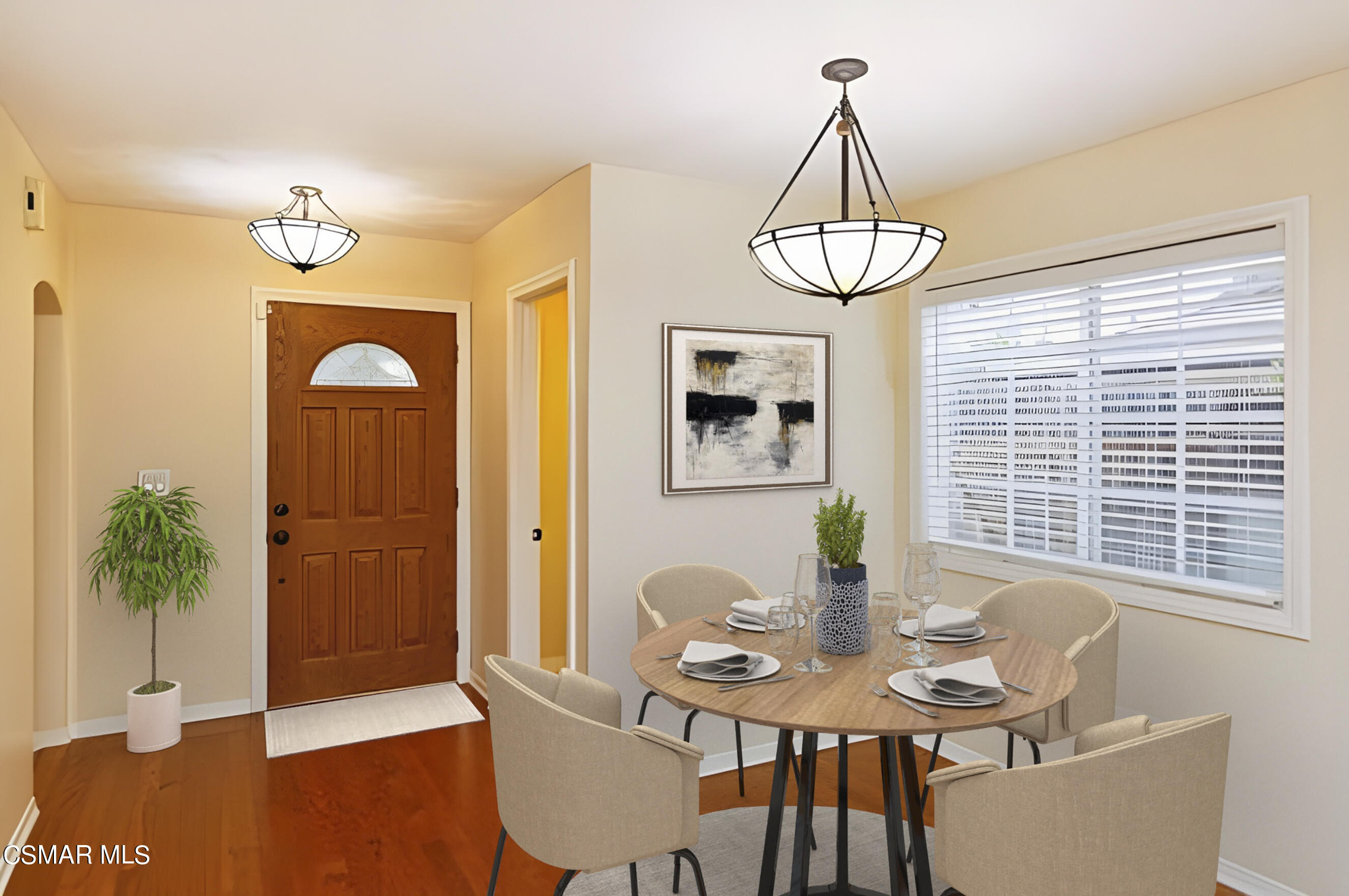 3345 Manorgate Place Simi Valley, CA 93065 - Photo 5 of 27 a view of a dining room with furniture window and wooden floor