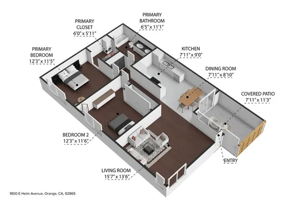 $550,000 | 1800 East Heim Avenue, Unit 29, Orange, CA 92865
